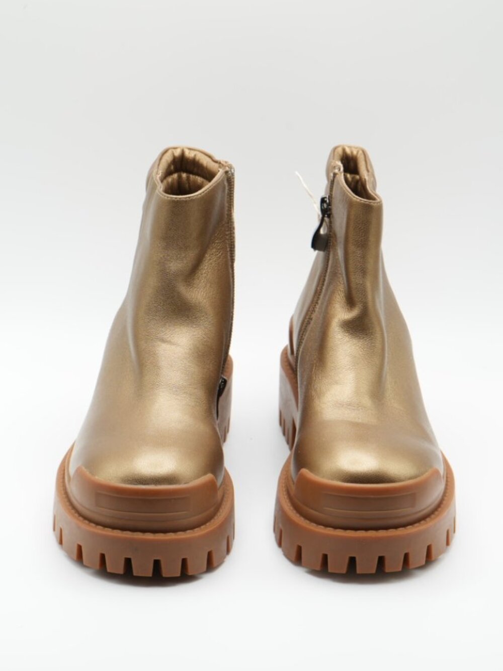 181 Women's Ankle Boots In Metal Bronze Size US6.5 / EU37